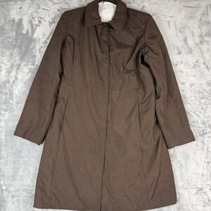 Reaction Kenneth Cole Down Jacket Coat Womens Size Medium Brown